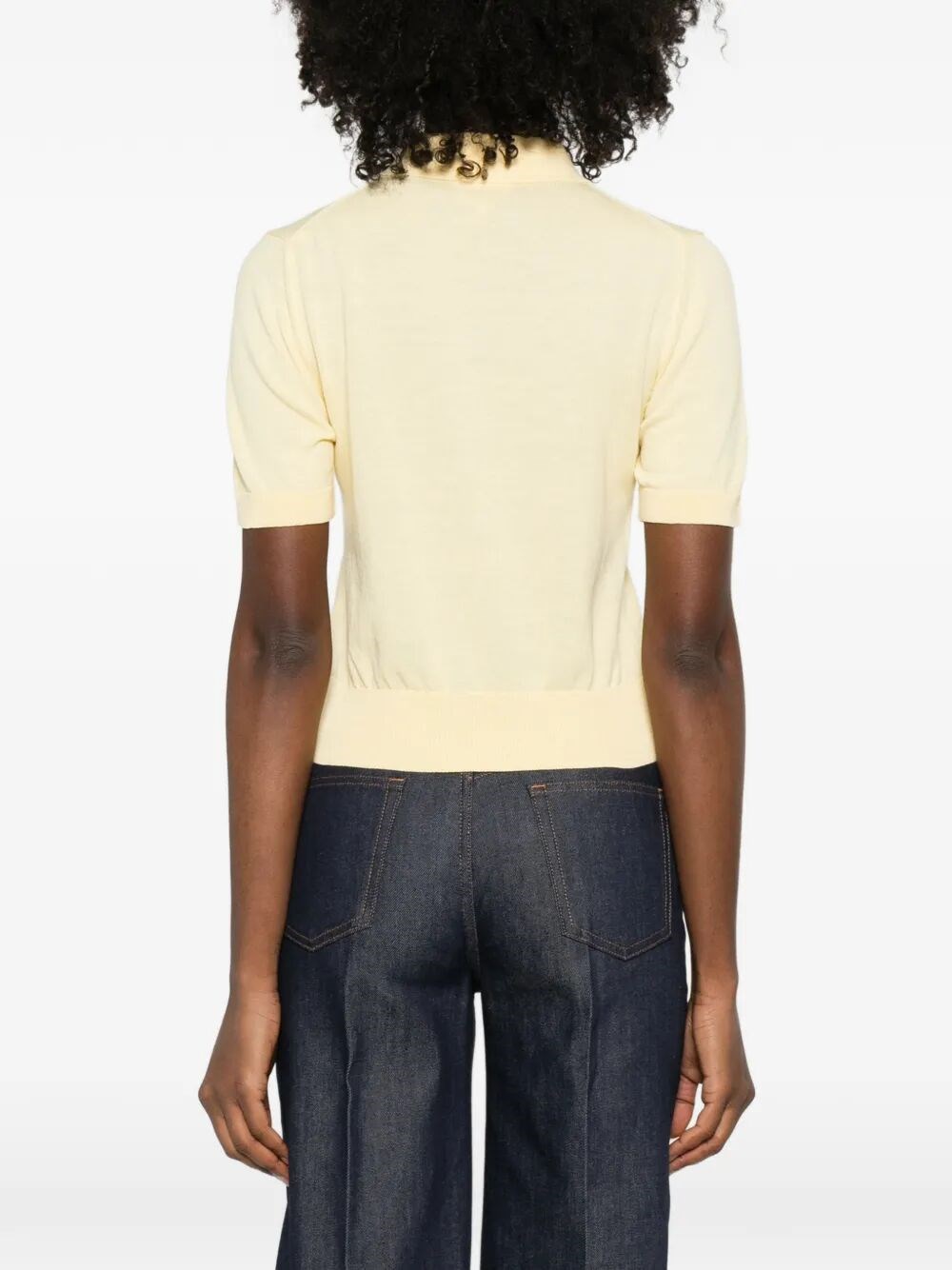 COTTON POLO SHIRT WITH JACQUARD LOGO