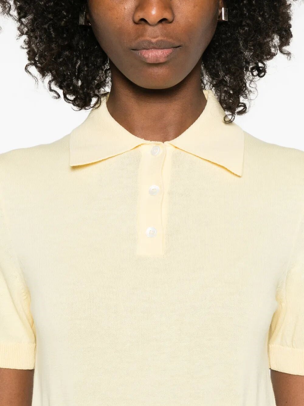 COTTON POLO SHIRT WITH JACQUARD LOGO