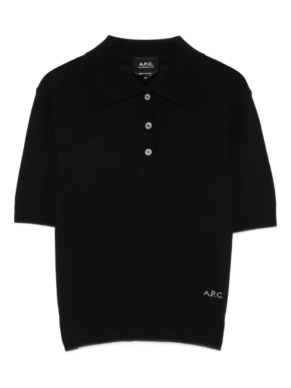 COTTON POLO SHIRT WITH JACQUARD LOGO