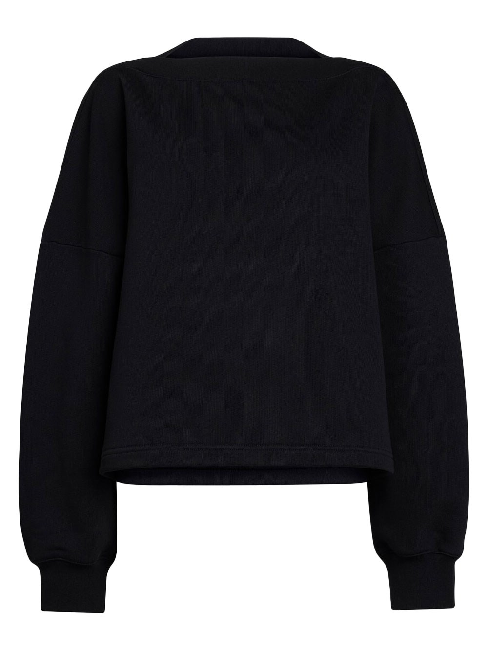 BOATNECK FLEECE SWEATSHIRT