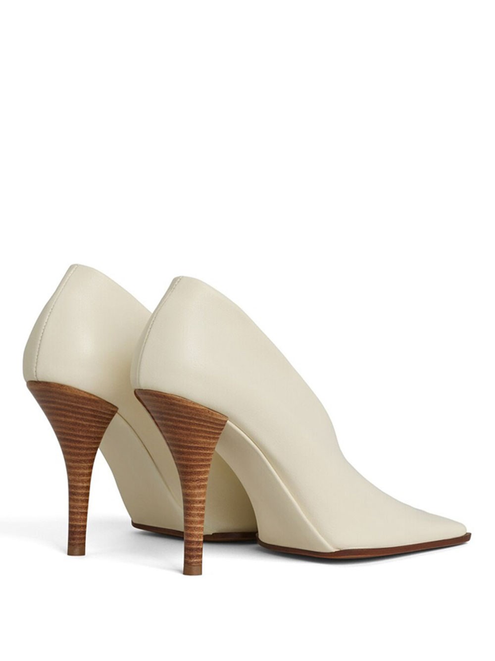 SOFT SQUARE PUMPS IN LEATHER