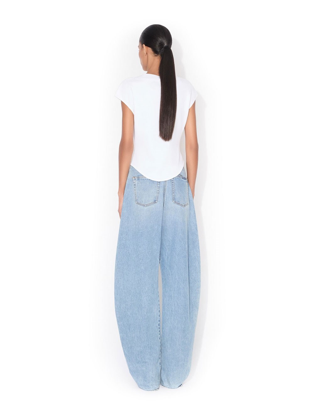 CAP COTTON FITTED T-SHIRT