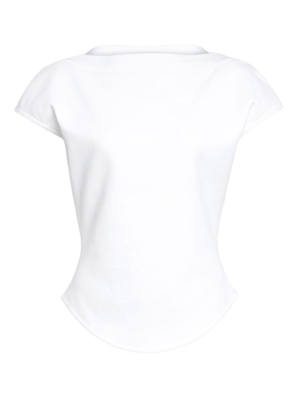 CAP COTTON FITTED T-SHIRT