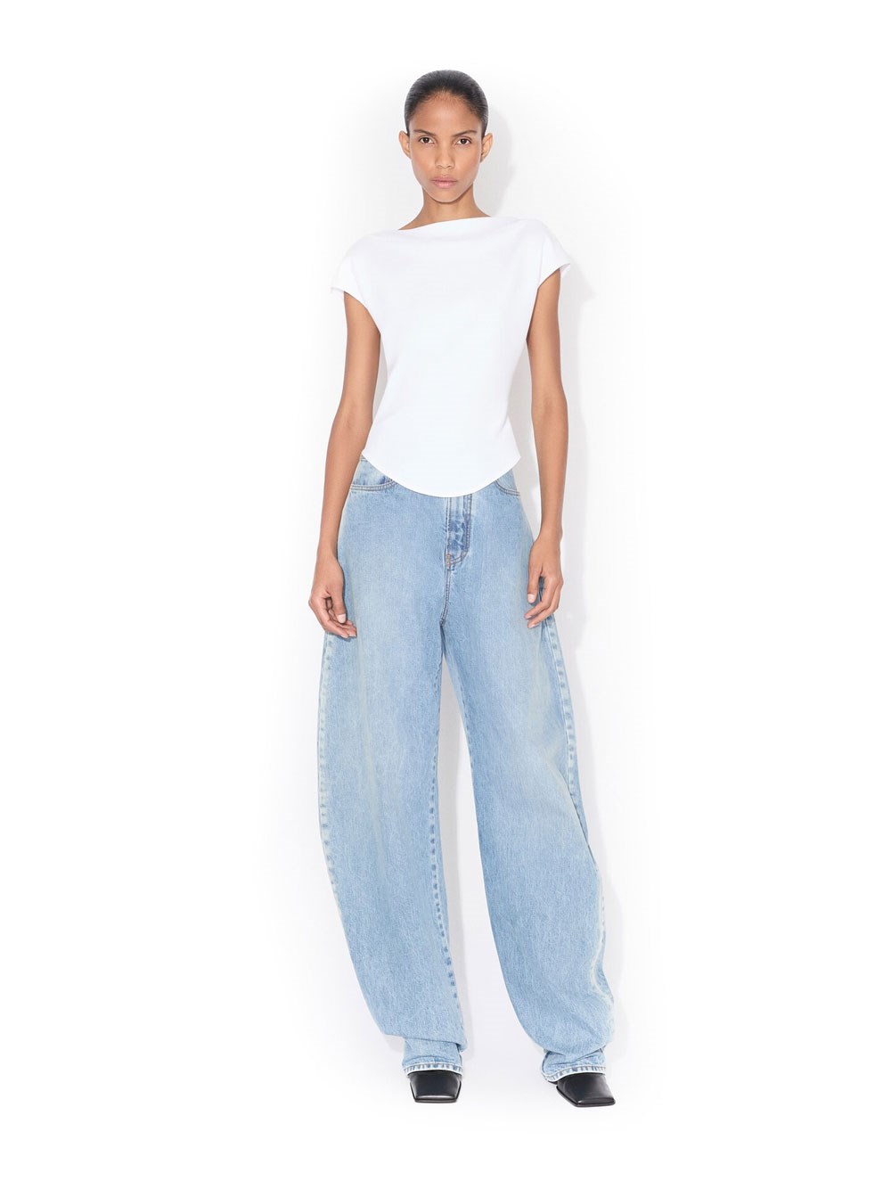 CAP COTTON FITTED T-SHIRT