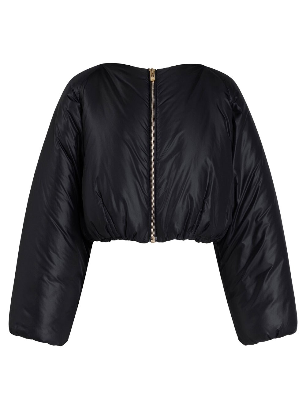 NYLON PLEATED BOMBER