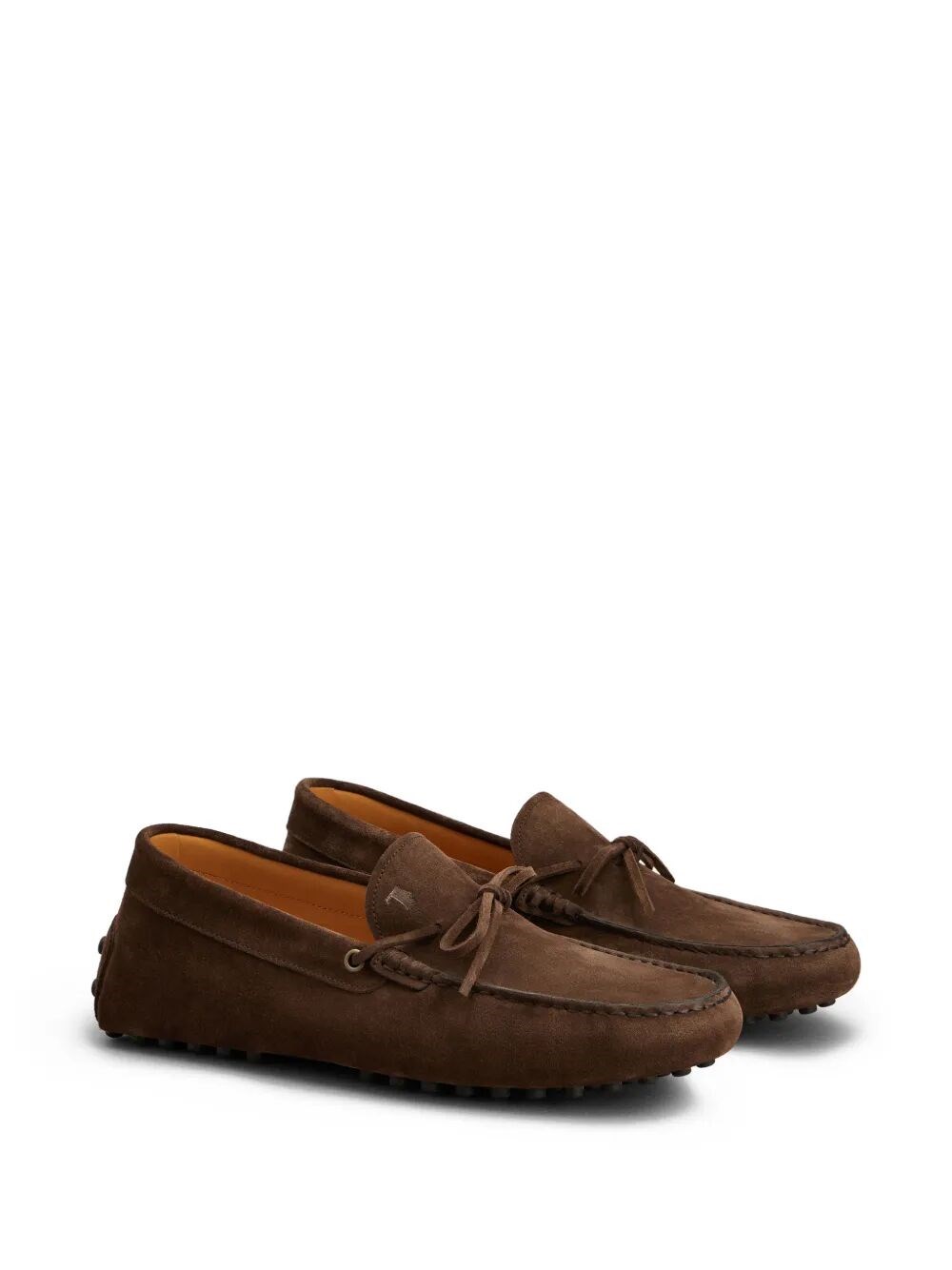 GOMMINO SUEDE LOAFERS WITH LACE
