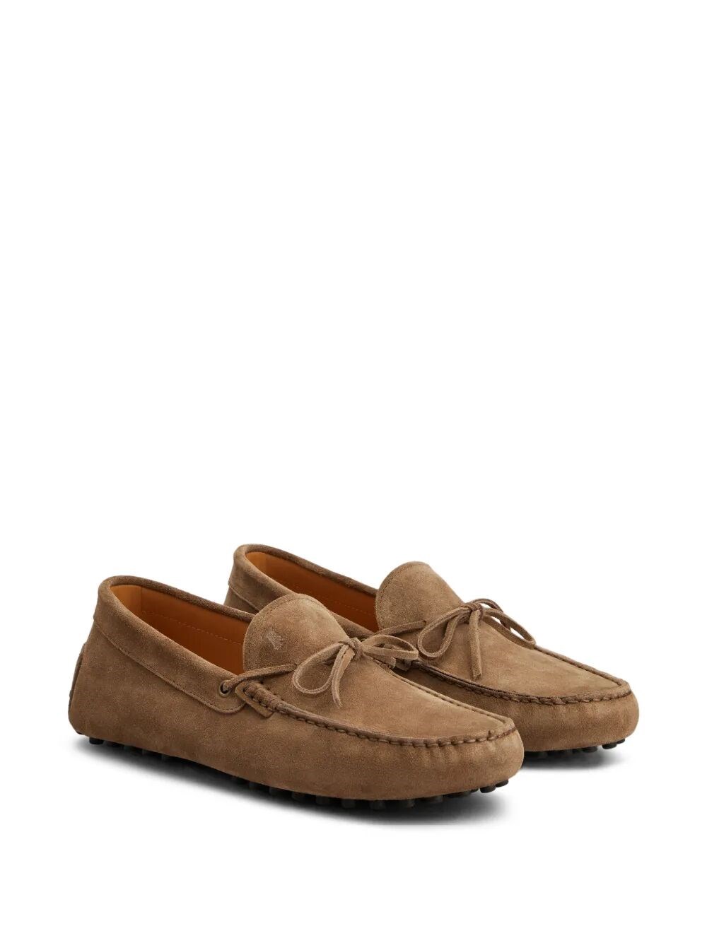 GOMMINO SUEDE LOAFERS WITH LACE