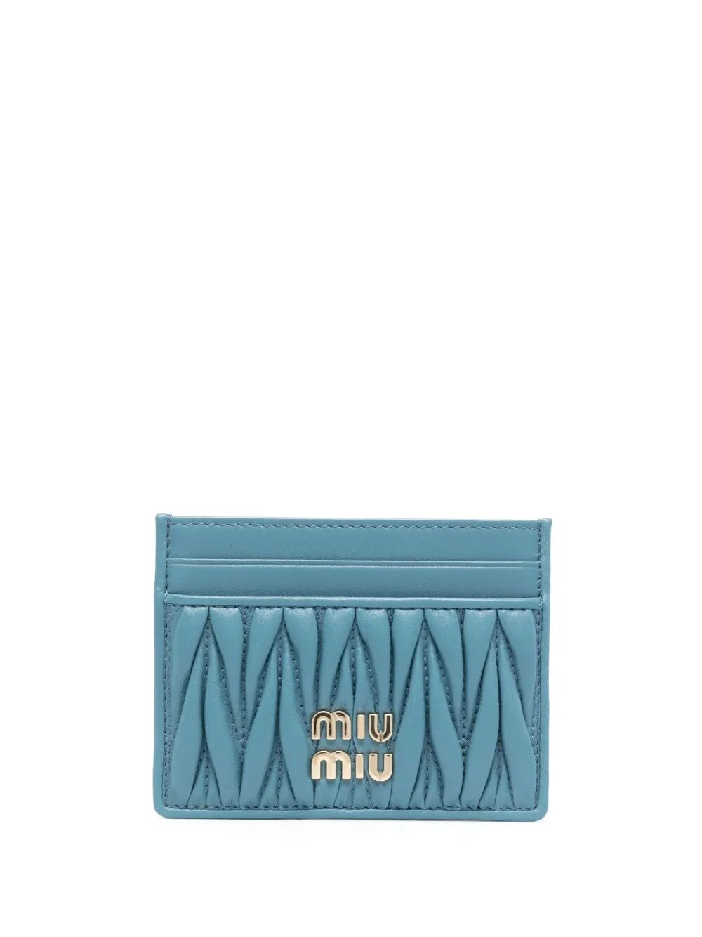 MATELASSÉ NAPPA LEATHER CARD HOLDER 