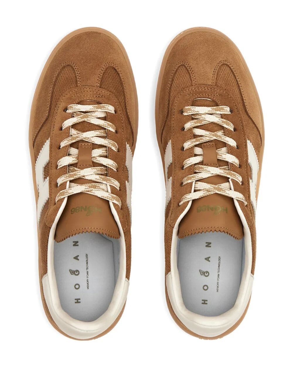 HOGAN COOL SUEDE SNEAKERS WITH OBLIQUE MONOGRAM