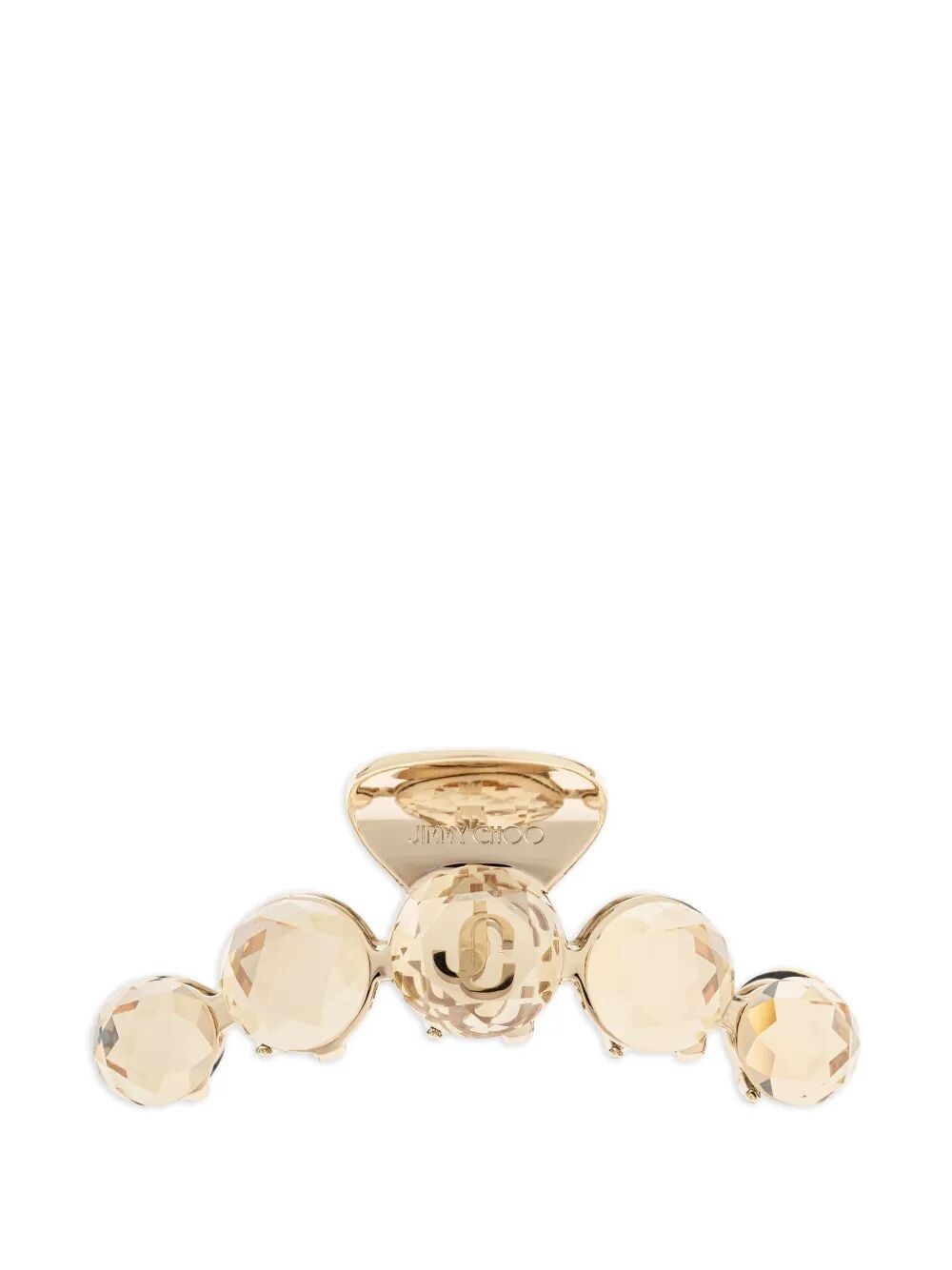 GOLD-FINISH CRYSTAL CLAW HAIR CLIP