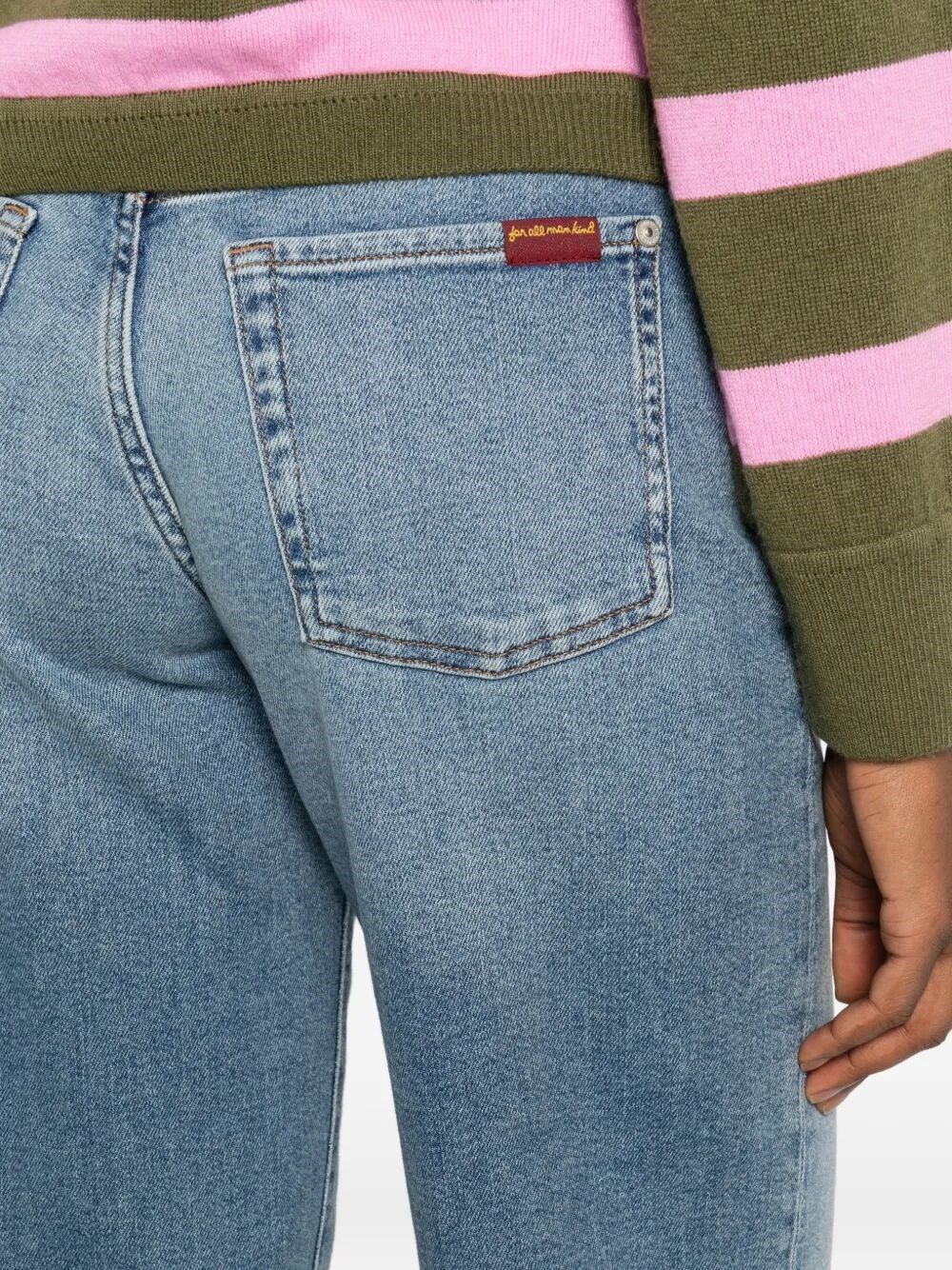 STOVEPIPE OCEANSTONE STRAIGHT-LEG JEANS