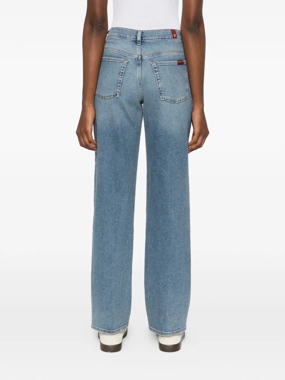 STOVEPIPE OCEANSTONE STRAIGHT-LEG JEANS