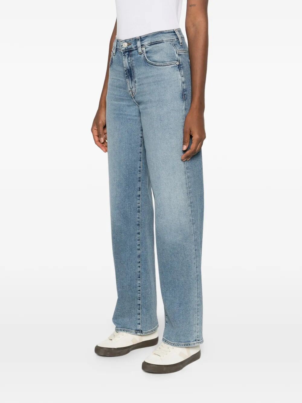 STOVEPIPE OCEANSTONE STRAIGHT-LEG JEANS