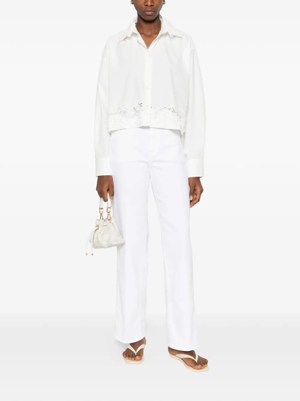 STOVEPIPE SOLEIL STRAIGHT-LEG JEANS