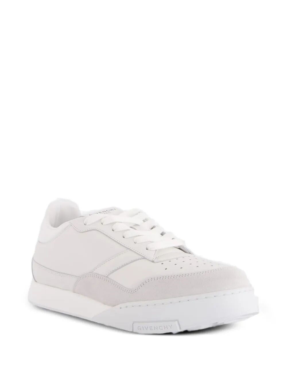 GIVENCHY YARD LEATHER AND SUEDE SNEAKERS