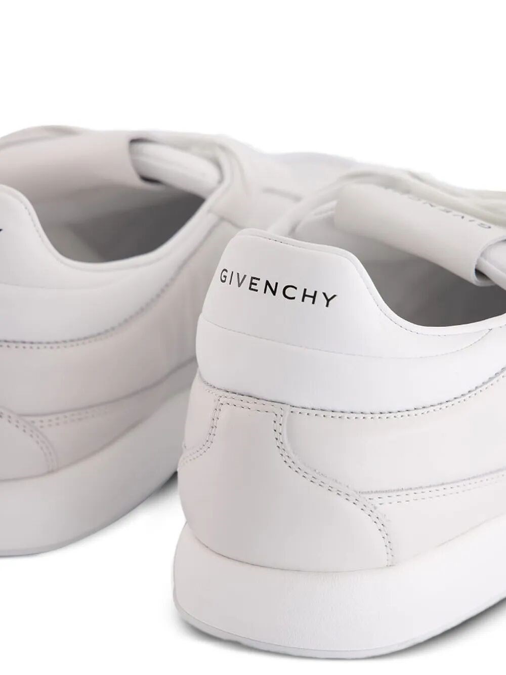 GIVENCHY YARD LEATHER AND SUEDE SNEAKERS