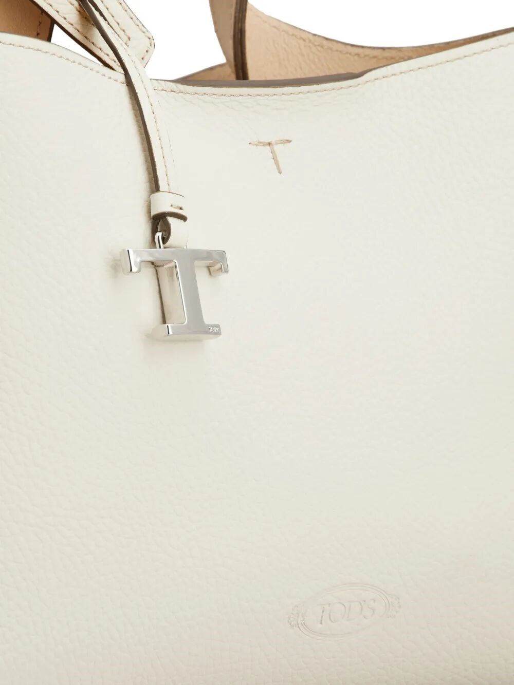 FLAT HANDLE LEATHER SMALL BAG