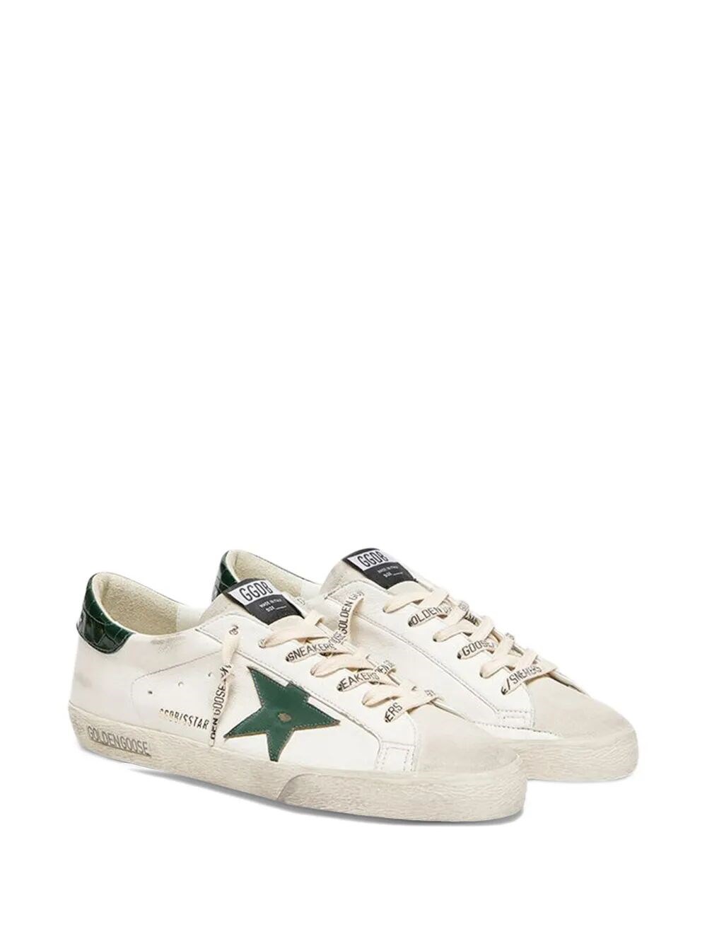 SUPER STAR NAPPA AND LEATHER SNEAKERS