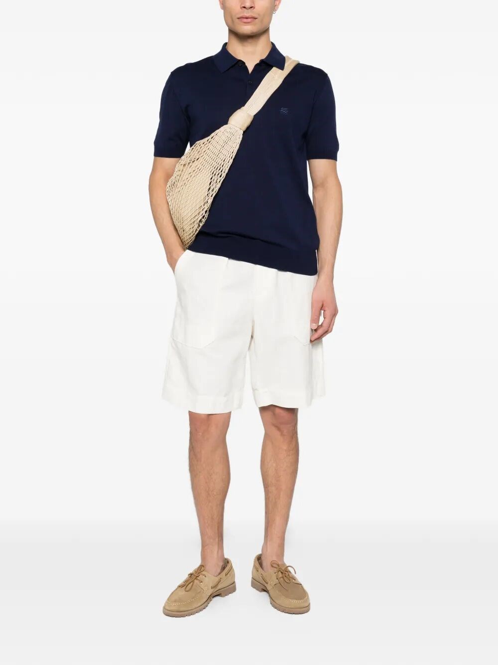 KNITTED COTTON POLO SHIRT