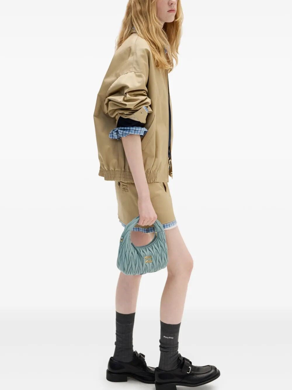 WANDER MATELASSÉ NAPPA LEATHER SMALL HOBO BAG