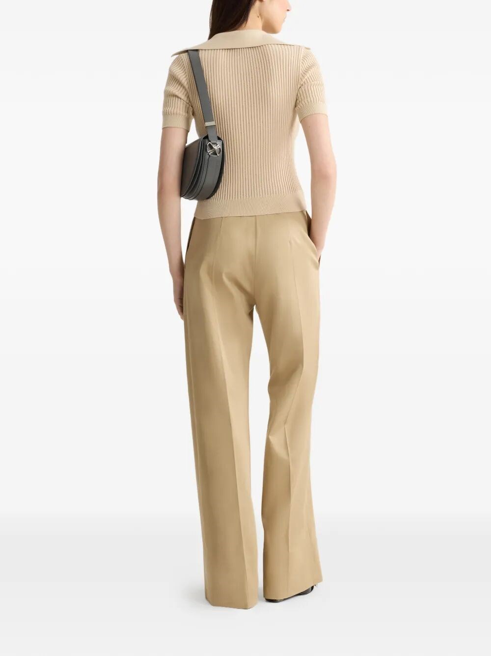 EMBROIDERED KNITTED COTTON POLO SHIRT