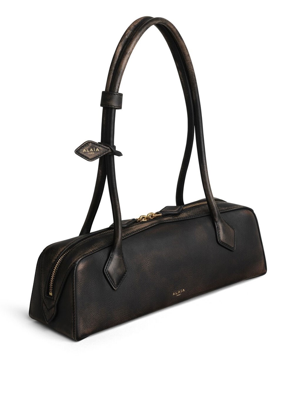 LE TECKEL MEDIUM BAG IN AGED LEATHER