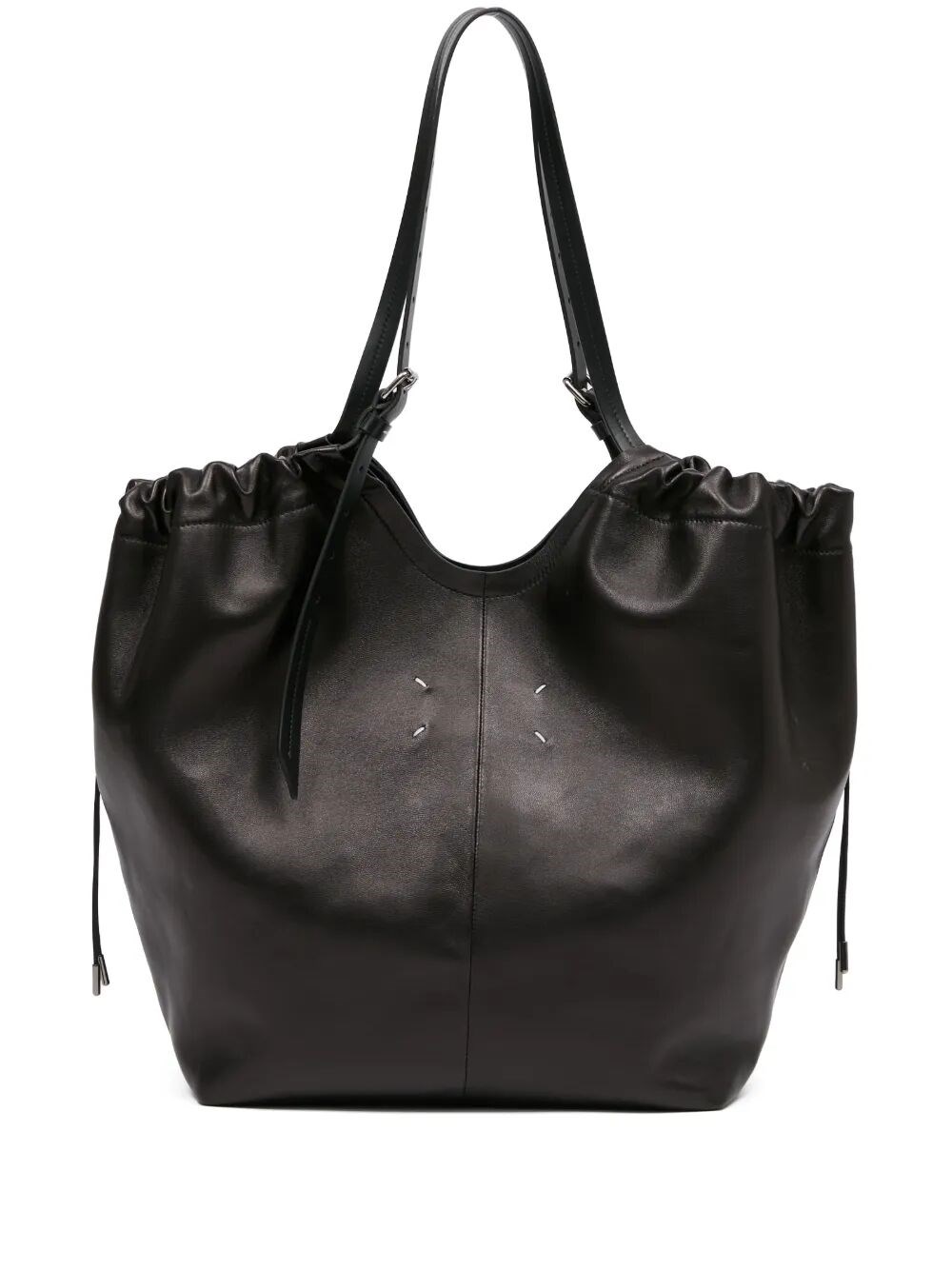 NAPPA LEATHER OVERSIZED DRAWSTRING BAG