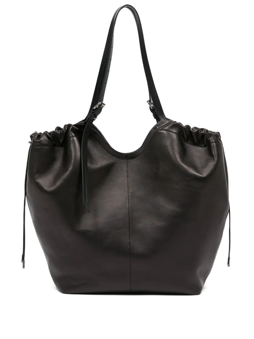 NAPPA LEATHER OVERSIZED DRAWSTRING BAG