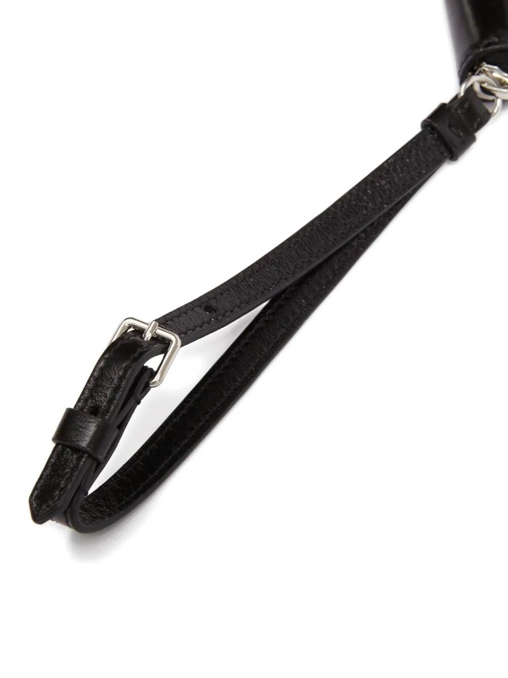 BIG HALFMOON LEATHER POUCH