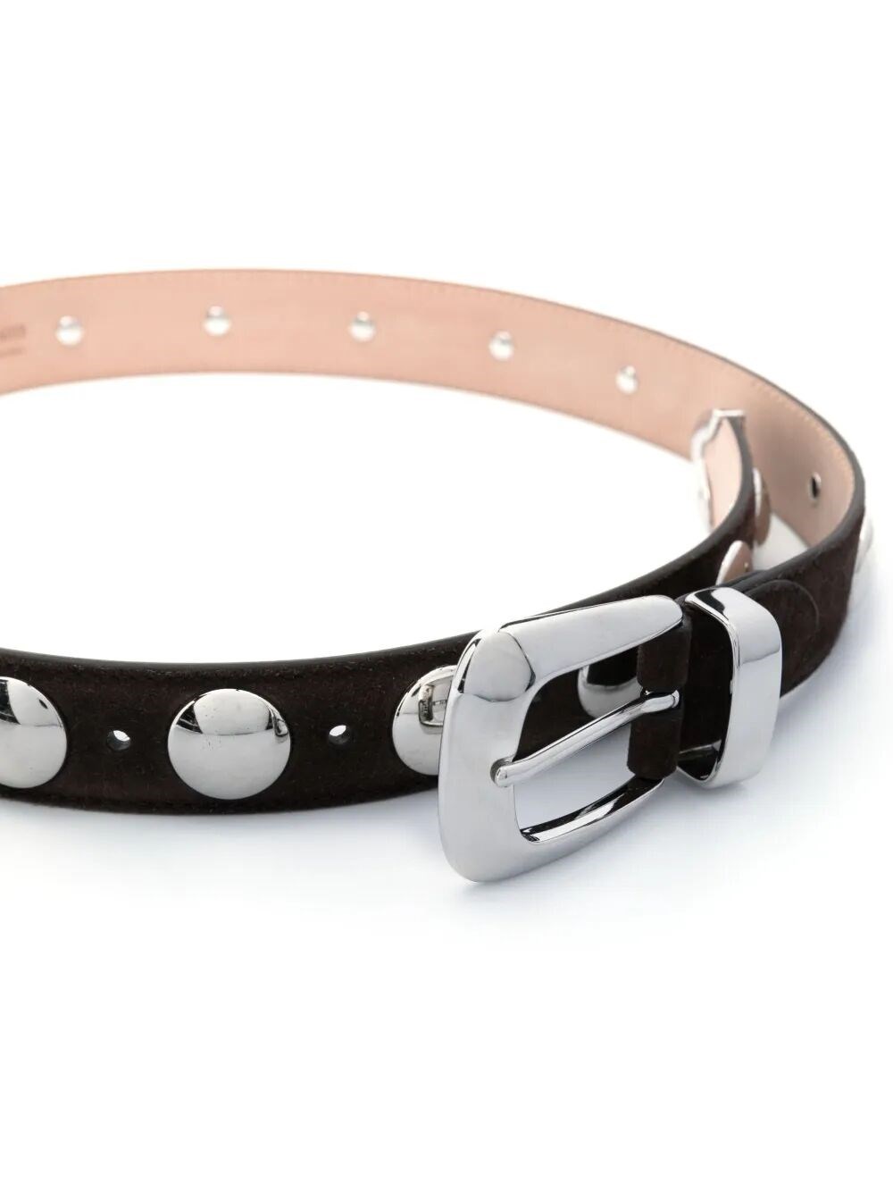 BENNY SUEDE BELT WITH STUDS