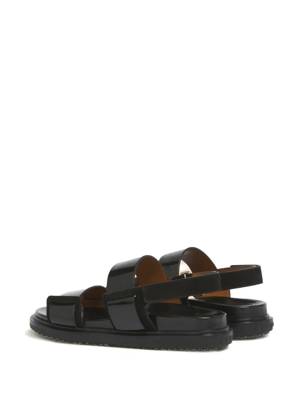 FUSSBETT DOUBLE-STRAP LEATHER SANDALS