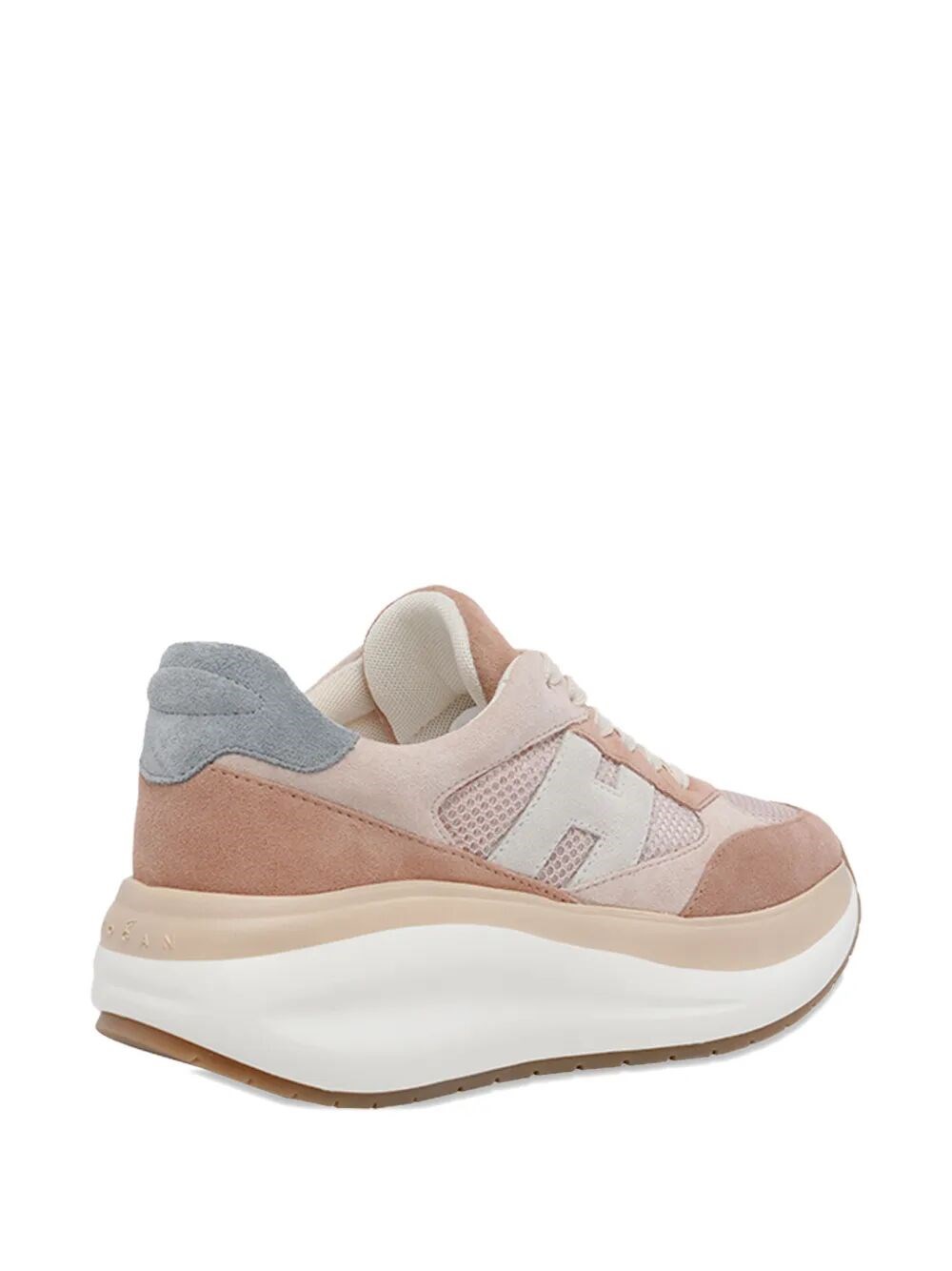 H714 SUEDE AND MESH SNEAKERS