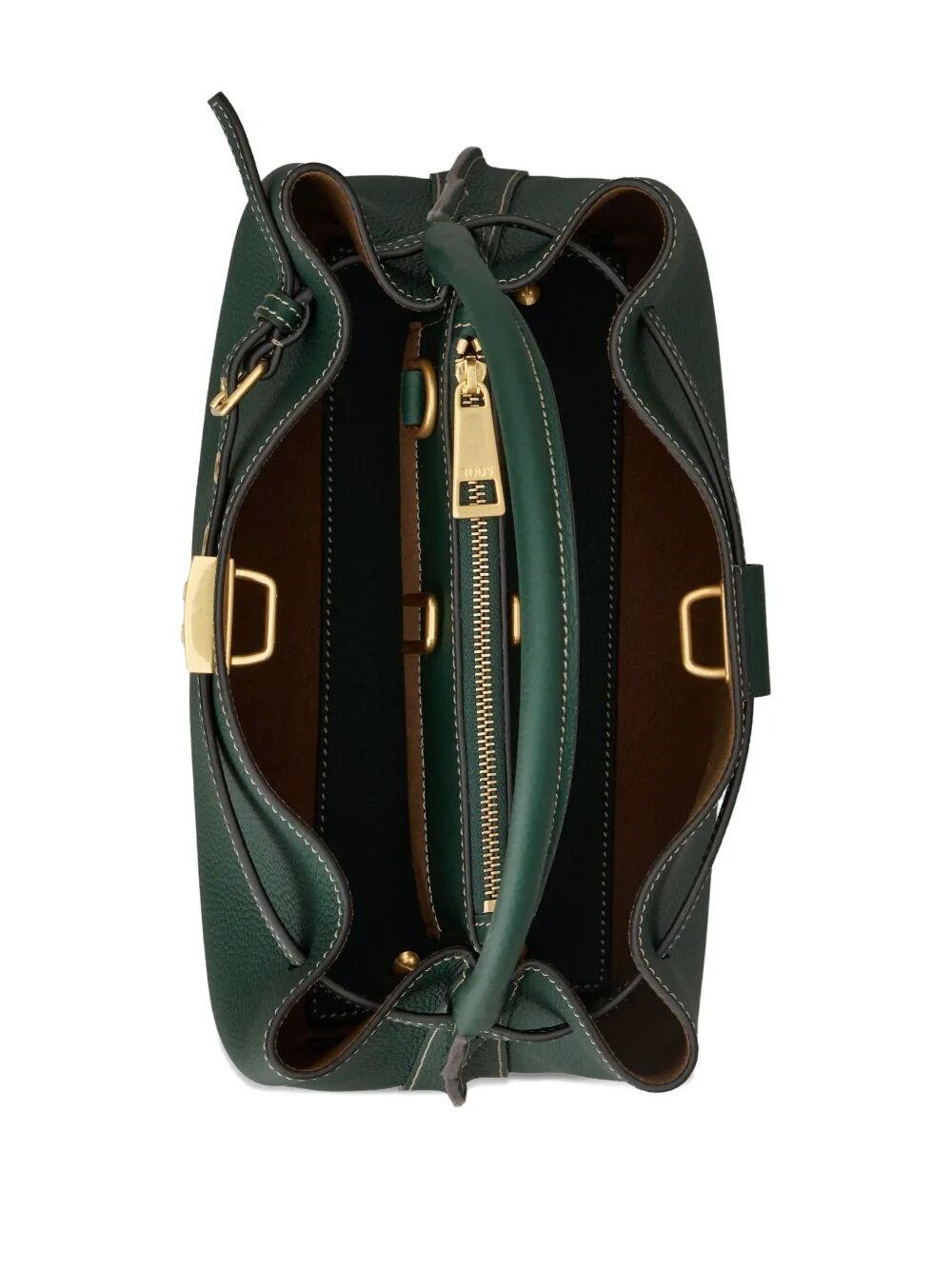 LEATHER MINI HANDBAG WITH T-TIMELESS ACCESSORY AND DETACHABLE STRAP