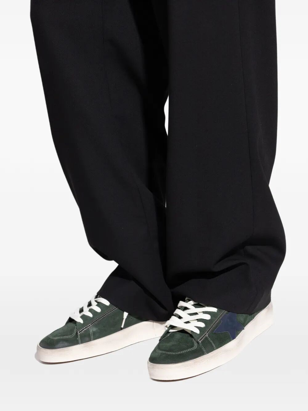 STARDAN SUEDE SNEAKERS WITH NAPPA LEATHER STAR AND SIGNATURE DETAIL