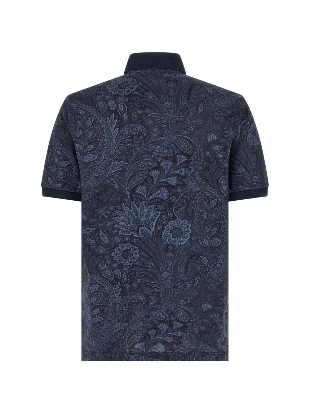 PAISLEY-PRINT COTTON ROMA POLO