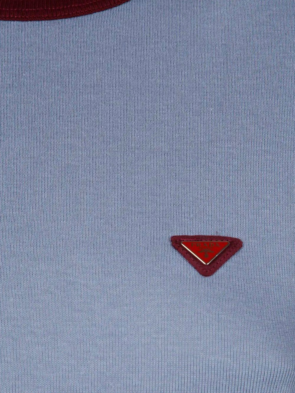 CONTRAST-TRIM COTTON T-SHIRT