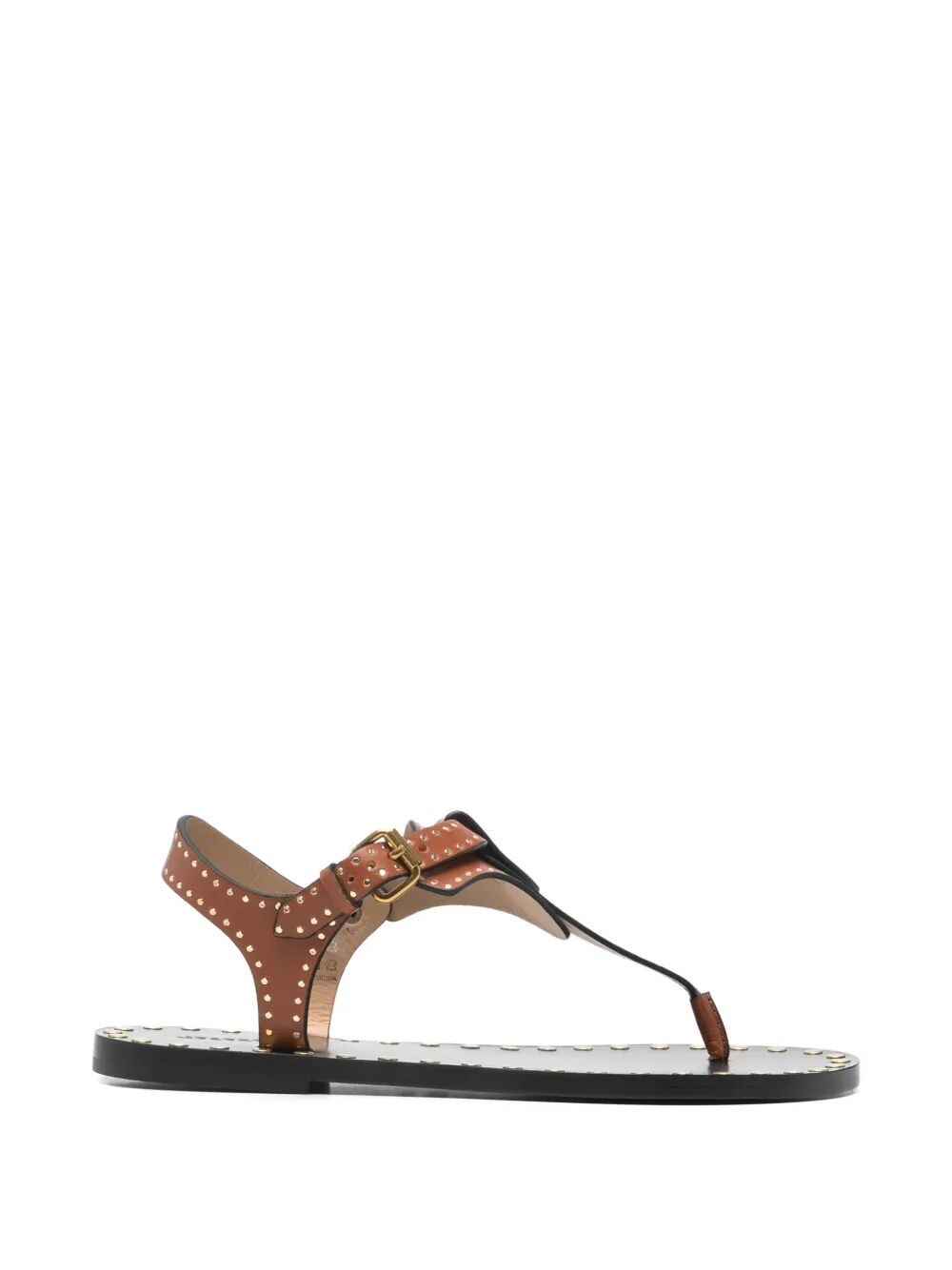 JOONYA STUDDED FLAT SANDALS
