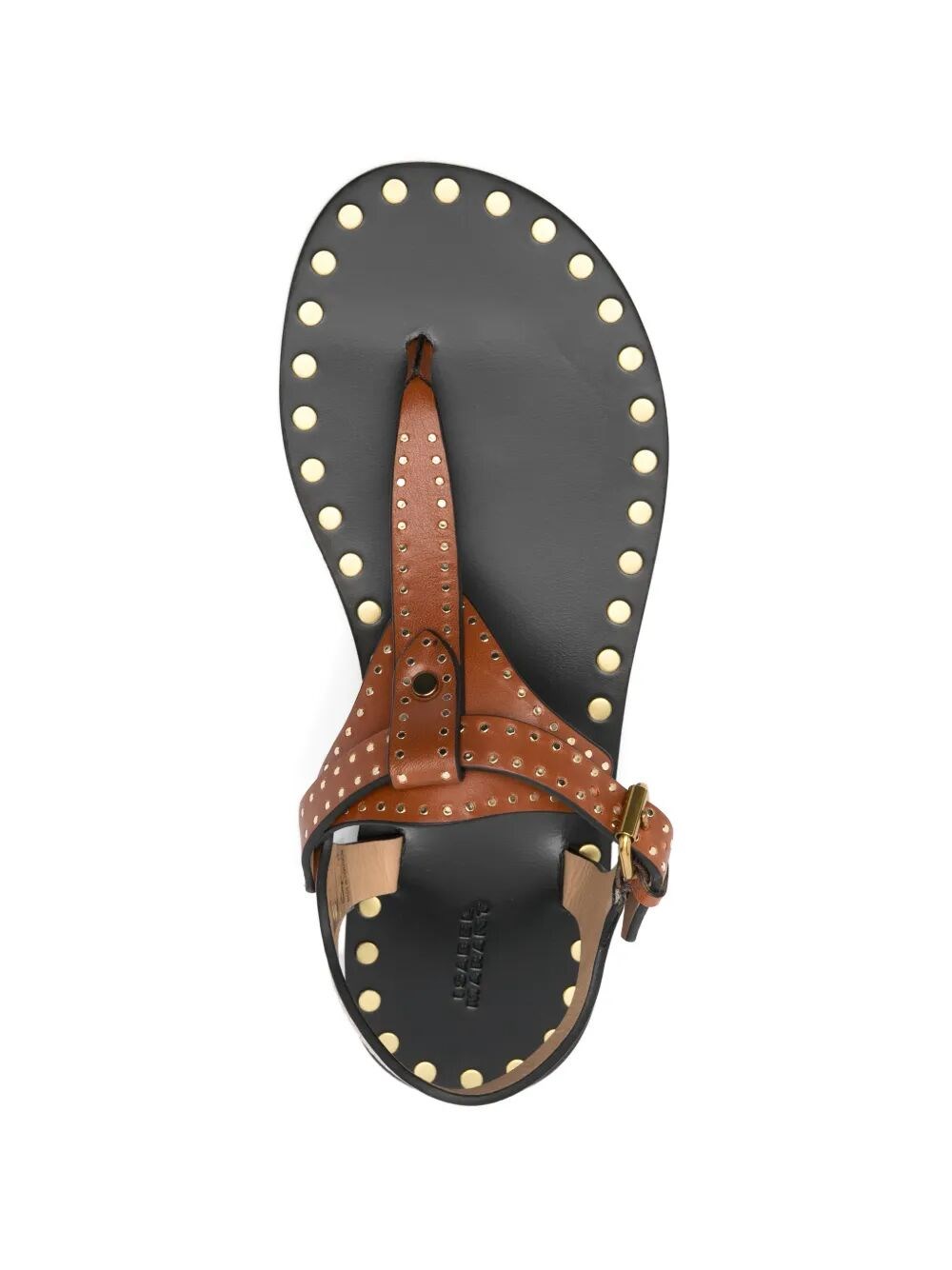 JOONYA STUDDED FLAT SANDALS