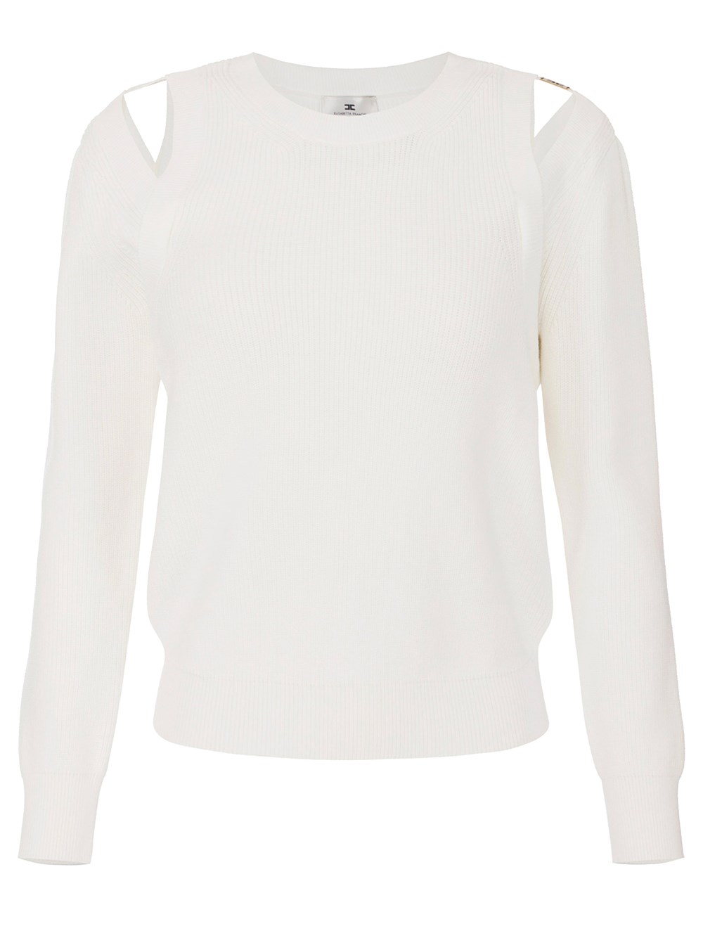 CUT-OUT KNIT SWEATER