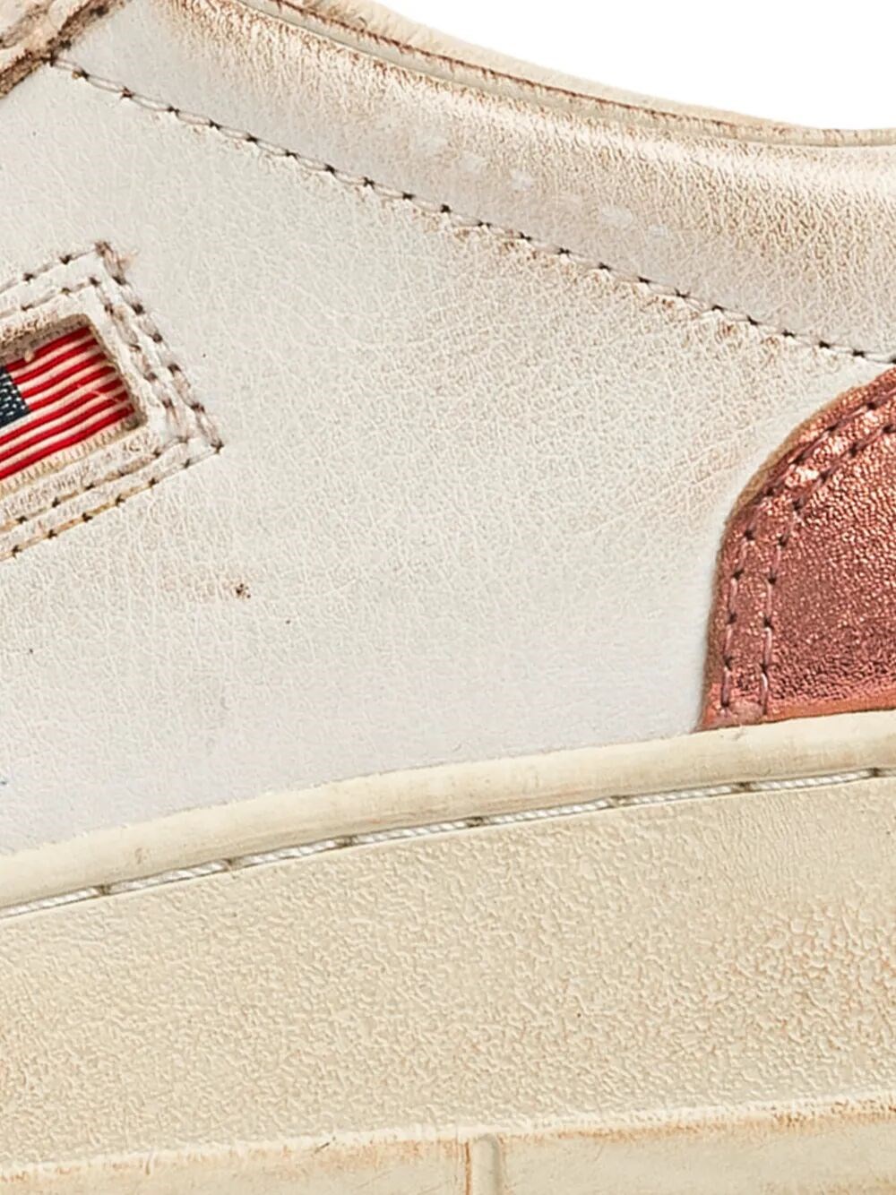 MEDALIST LOW SUPER VINTAGE SNEAKERS WITH PINK METALLIC LEATHER