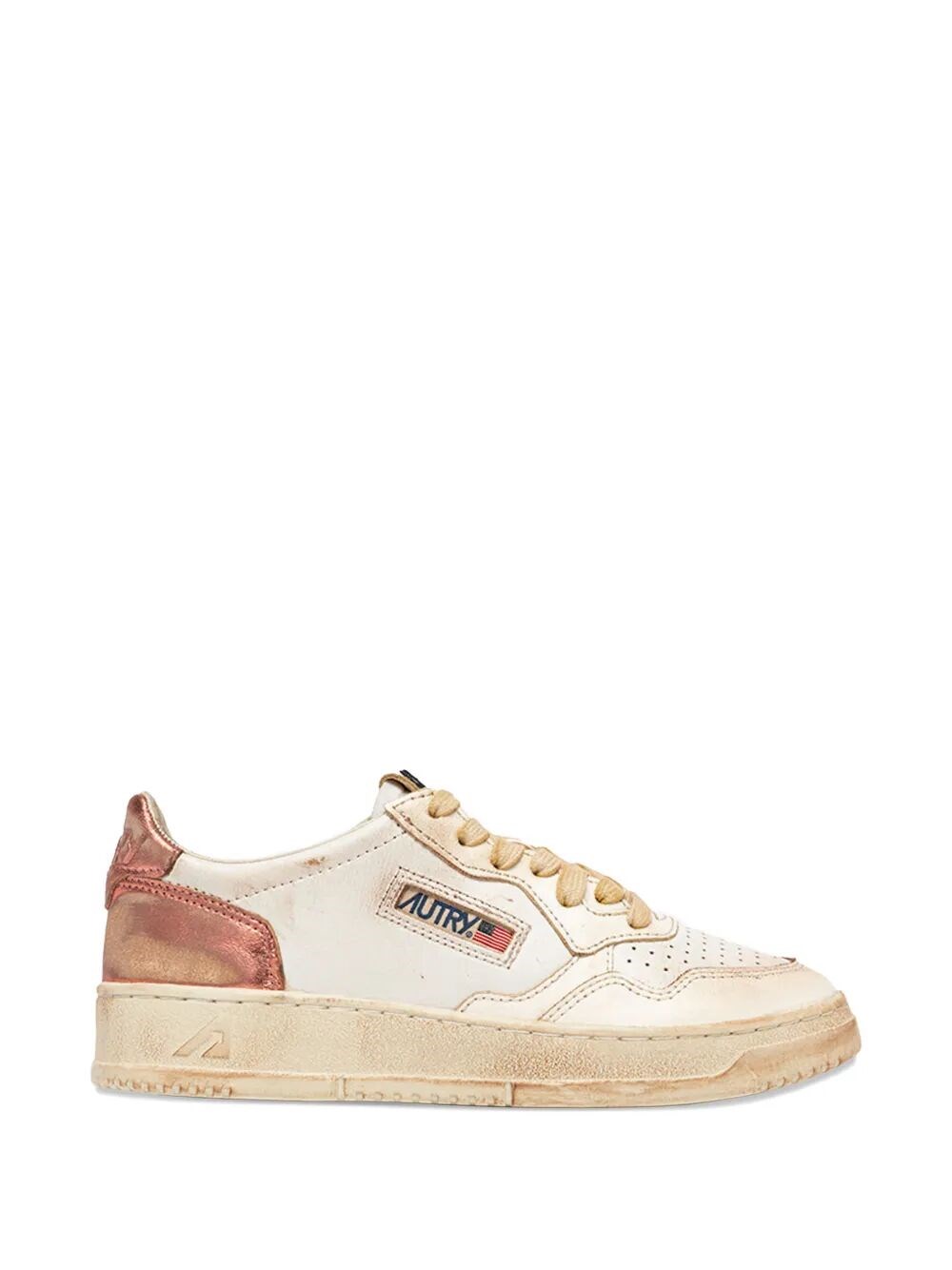 MEDALIST LOW SUPER VINTAGE SNEAKERS WITH PINK METALLIC LEATHER
