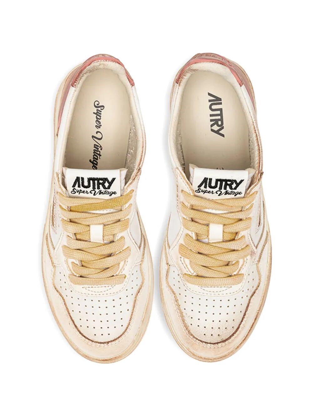 MEDALIST LOW SUPER VINTAGE SNEAKERS WITH PINK METALLIC LEATHER
