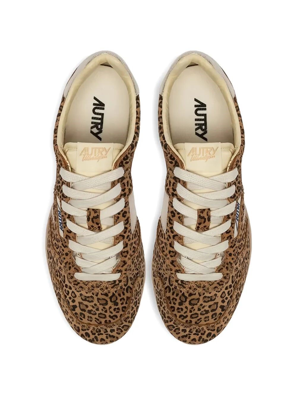 WINDSPIN LEOPARD-PRINT SUEDE SNEAKERS