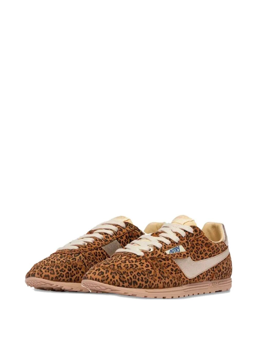 WINDSPIN LEOPARD-PRINT SUEDE SNEAKERS