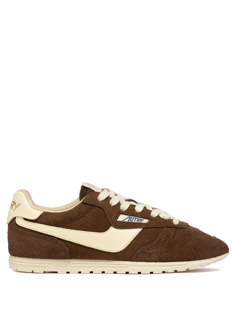 WINDSPIN SUEDE AND LEATHER SNEAKERS IN TUNDRA/RUT