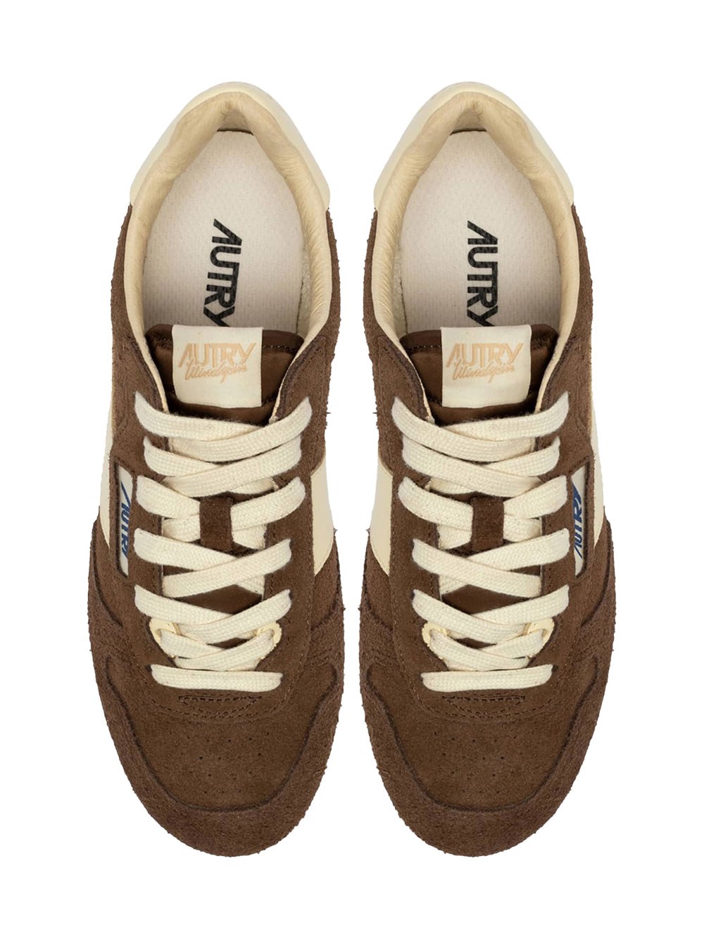 WINDSPIN SUEDE AND LEATHER SNEAKERS IN TUNDRA/RUT