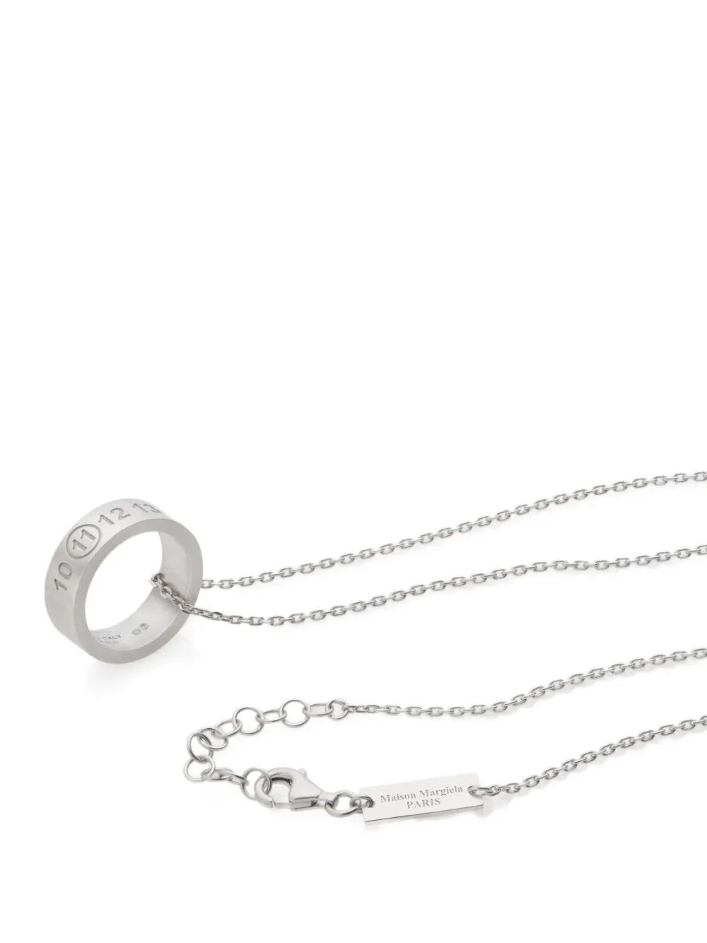 NUMERICAL NECKLACE WITH RING PENDANT
