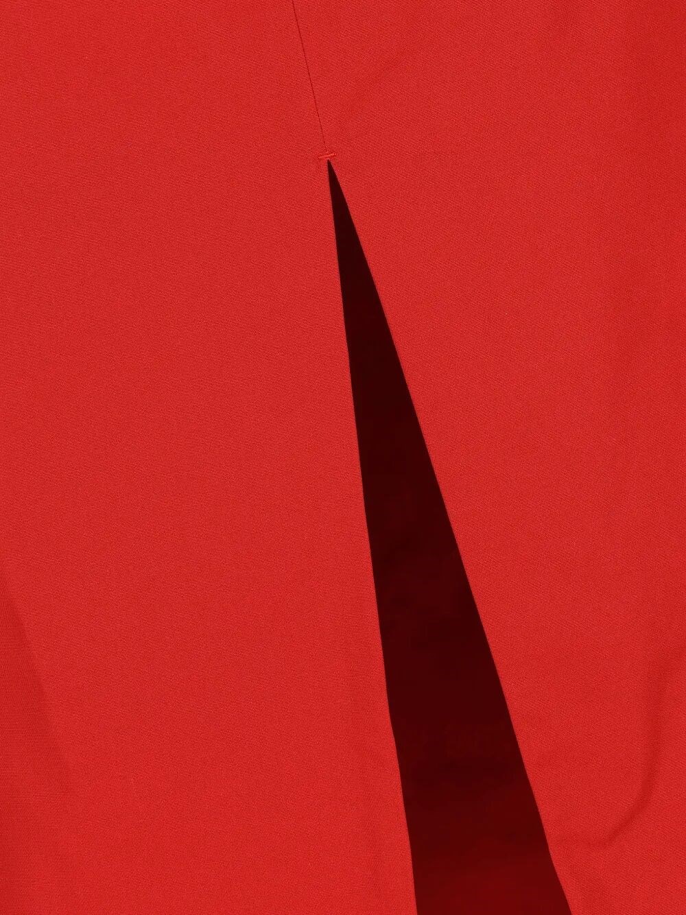 BOAT NECKLINE COTTON POPLIN MIDI DRESS