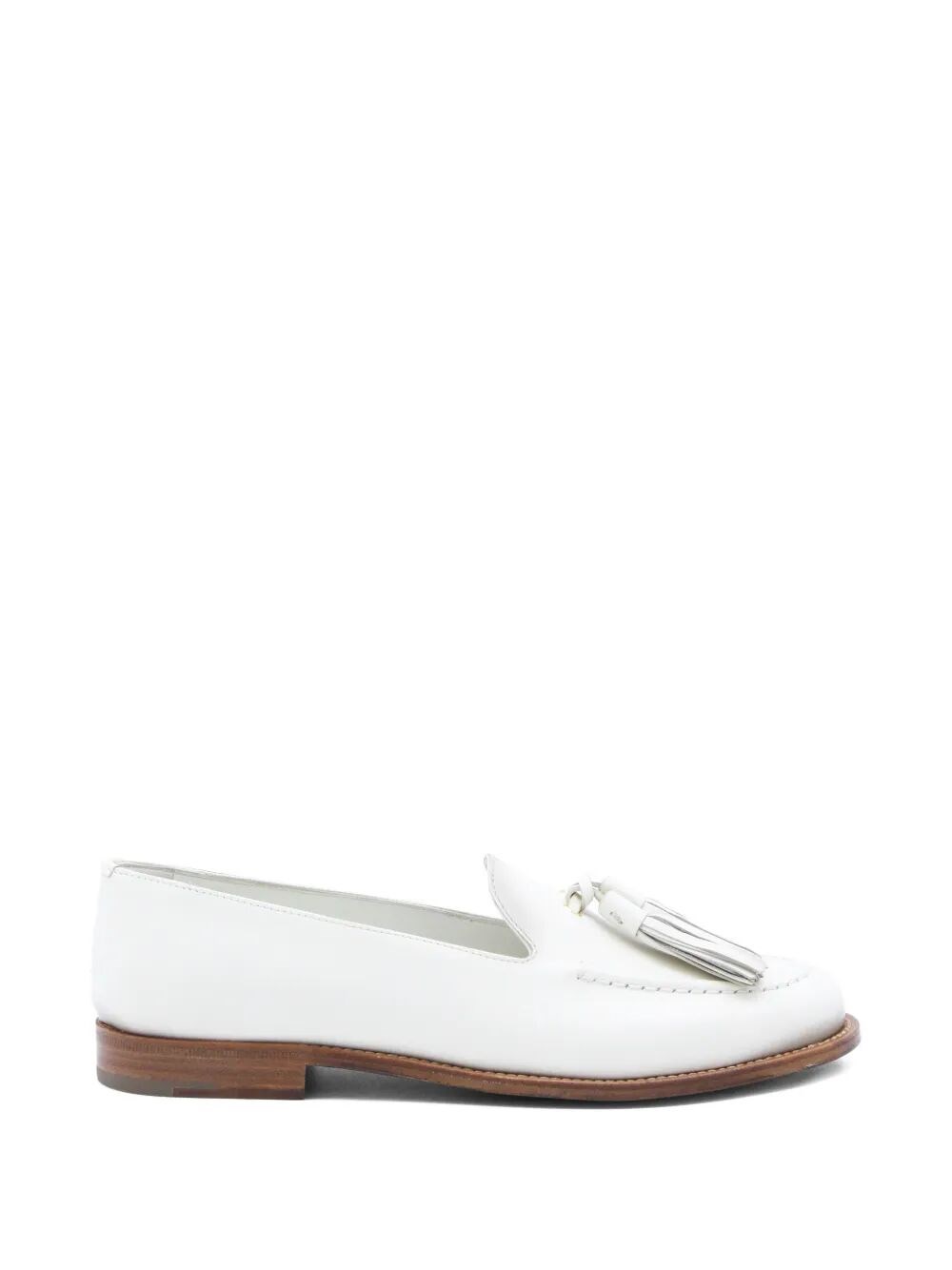 SMOOTH LEATHER LOAFERS WITH TASSELS