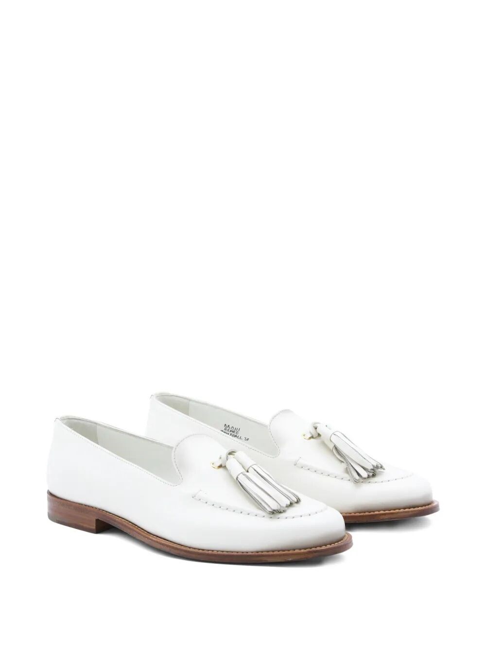 SMOOTH LEATHER LOAFERS WITH TASSELS